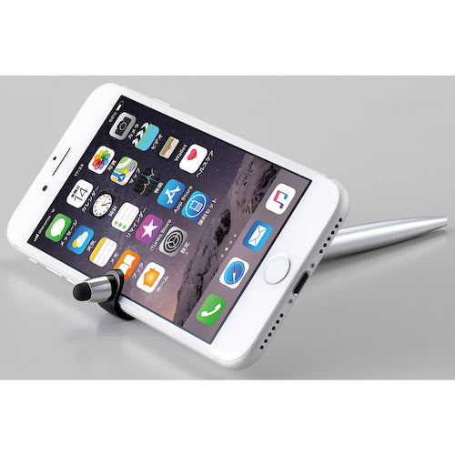 sedia 스마트 폰 스탠드 + 터치 펜 + 볼펜 수마테 테펜 오렌지 LA-6688-51 1 개