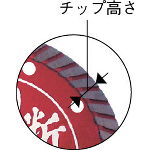 エビ　ダイヤモンドカッター　（乾式）切断王　ウェーブタイプ　１５２ｍｍ　WA150　1 枚