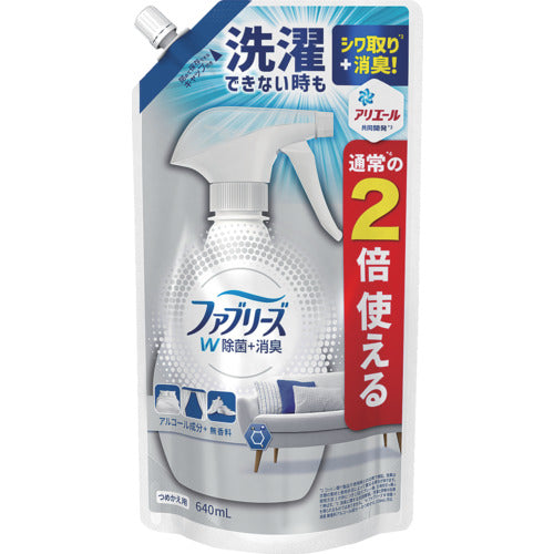 P&amp;G Febreze Double Disinfectant + Deodorizer Alcohol + Fragrance-Free Refill 640ml 658232 1 pc