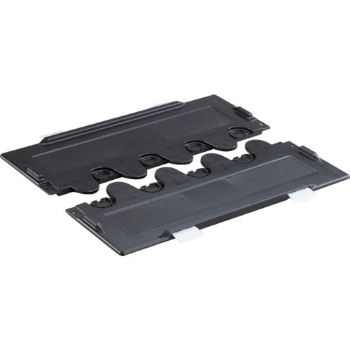 TRUSCO 【매진 폐번】 도전성 접이식 컨테이너 CR-S50E용 뚜껑 블랙 CR-502F-E 1조