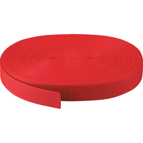 TRUSCO PP belt width 50mm x length 20m red PPB-5020 1 piece