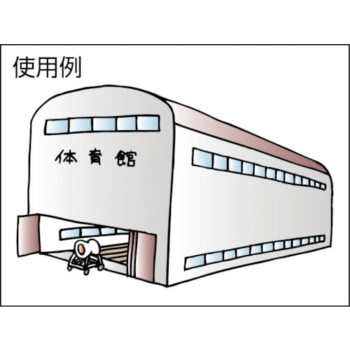 Ｓｕｉｄｅｎ　送風機　どでかファン　ハネ径６００ｍｍ　角度調節可能　４輪キャスター付　三相２００Ｖ　SJF-600A-3　1 台