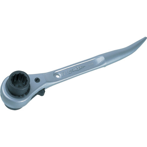 Super Aluminum Double-ended Ratchet Wrench Short Type Size: 19 x 21 SRB-1921A 1 pc