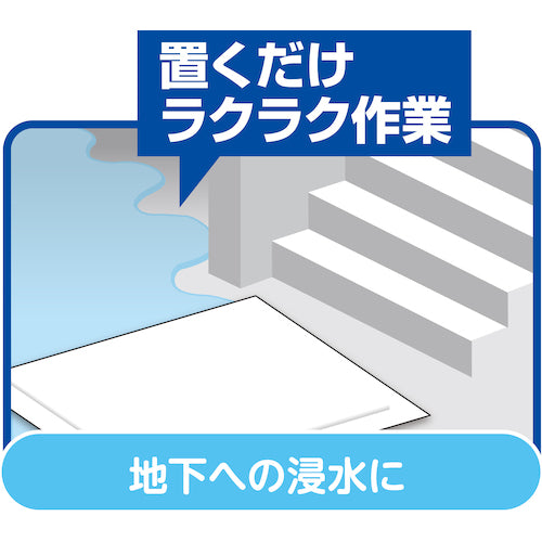 緑十字　水たまり吸水シート　１０枚組　３９５×６２５×１７ｍｍ　380416　1 組