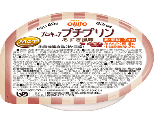プロキュアプチプリン　あずき風味 / 40g　1 個
