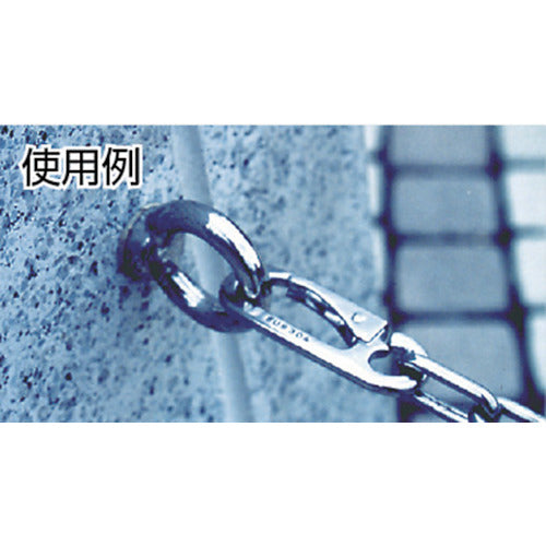 ＴＲＵＳＣＯ　アイボルト　ステンレス製　Φ２Ｘ穴径８ＸＭ２　（１個＝１袋）　TIB-2M　1 個