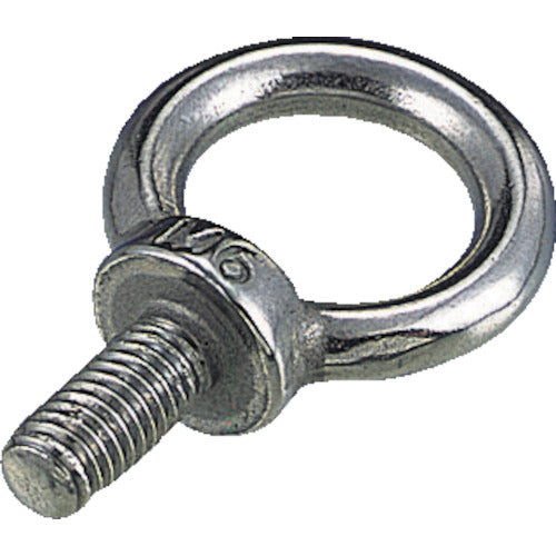 TRUSCO Eye Bolt Stainless Steel Φ5 x Hole Diameter 13 x M5 (1 piece = 1 bag) TIB-5M 1 piece
