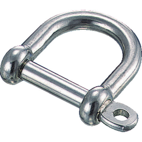 TRUSCO Wide Screw Shackle Stainless Steel Wire Diameter Φ6 x Opening 24mm TNS-6W 1 pc