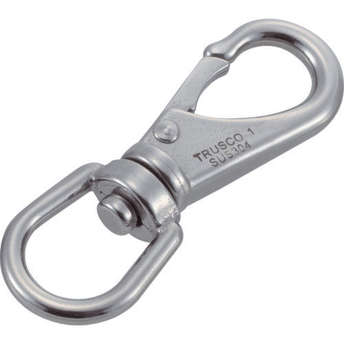 TRUSCO Swivel Snap Stainless Steel Wire Diameter Φ5 x Opening 9mm (2 pieces) TSS-1 1 bag