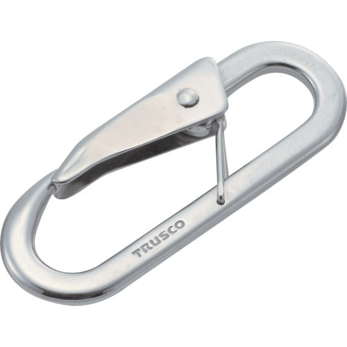 TRUSCO Snap Hook Stainless Steel C-Type Wire Diameter Φ8 x Opening 14mm (1 Piece) TSF-8C 1 Bag
