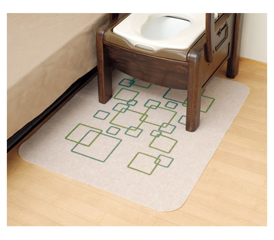 Deodorizing waterproof mat for portable toilets R / 49006 1 sheet