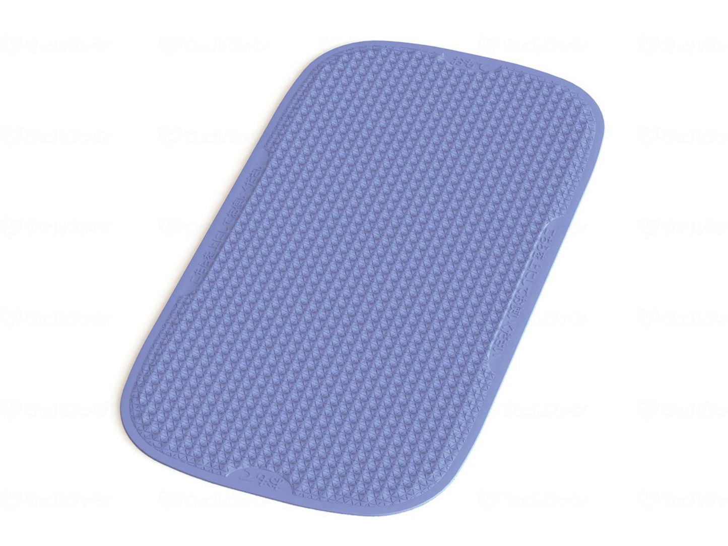 Yamazaki Sangyo Bath Ragi Silicone Mat, Blue, Thick (Cushion Type)