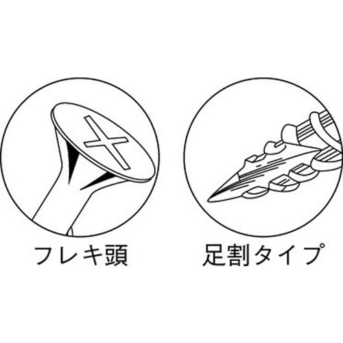 TRUSCO Fine Shaft Course Thread Screw Stainless Steel M3.3 x 35 60 Pieces Half Screw TKS-S35JH 1 PK