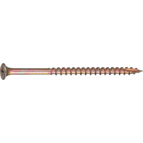 TRUSCO Split Foot Coarse Thread Screw Chromate M4.2 x 65 40 Pieces Half Screw TKS-65AW 1 PK