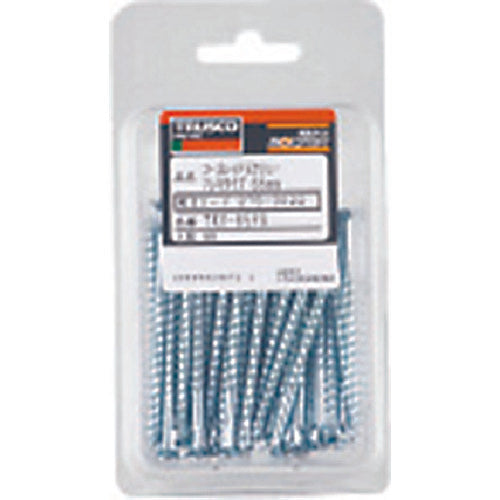 ＴＲＵＳＣＯ　コーススレッドスクリュー　ラッパ頭　ステンレス　Ｍ３．８Ｘ２５　７５本入　全ネジ　TKS-S25R　1 PK