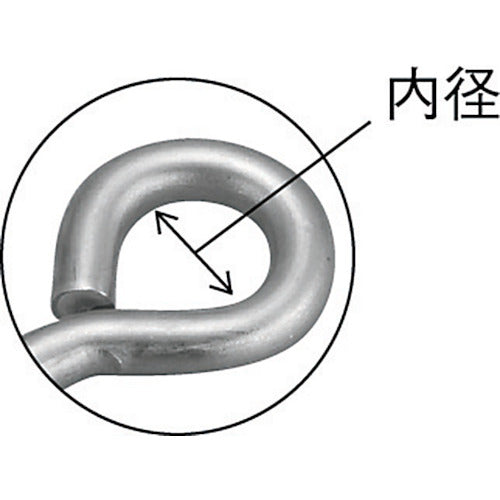 TRUSCO 스테인레스 스틸 스틱 둥근 9x300mm TUM-S930 1 개