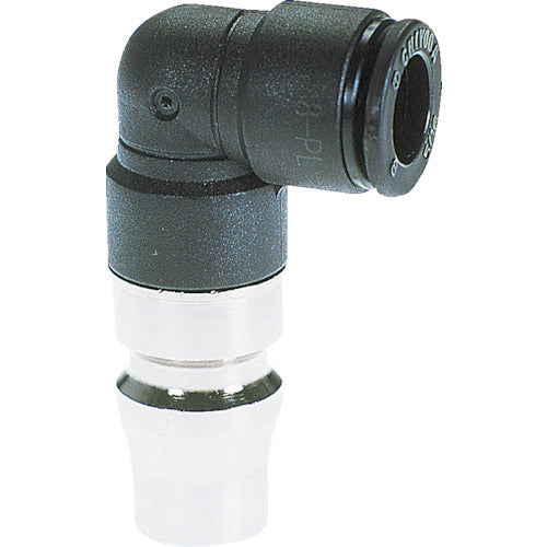 Chiyoda Tube Fitting Five Built-in Coupling Elbow Plug 6mm F6-PL 1 pc