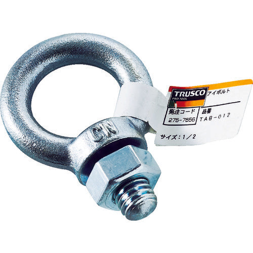 TRUSCO Eyebolt Steel 1/2 TAB-012 1 pc
