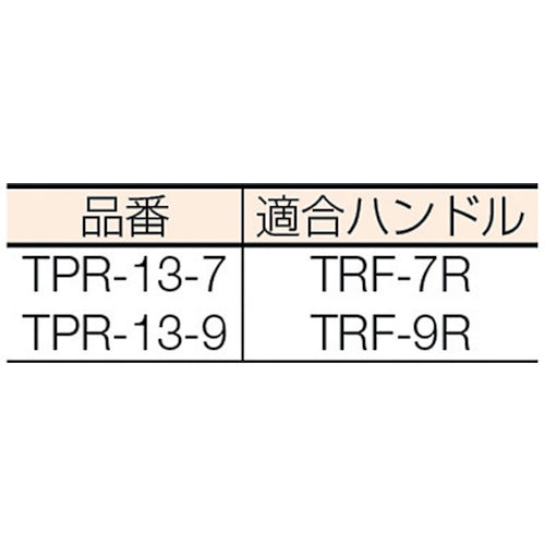 ＴＲＵＳＣＯ　レギュラーローラー万能用　７インチ　TPR-13-7　1 本