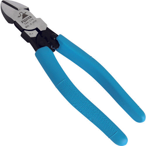 Fujiya High Power Nippers, Elastomer Resin Grip, Crimping Function, 175mm, 700-175, 1 Piece