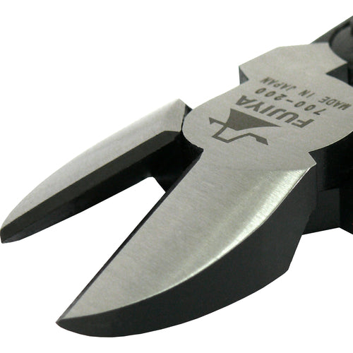 Fujiya High Power Nippers, Elastomer Resin Grip, Crimping Function, 200mm, 700-200, 1 Piece
