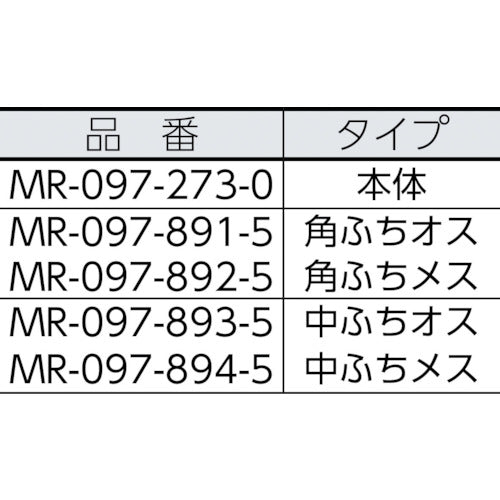 テラモト　ナイロンブラッシュＨー２５ツー中ふちメス　MR-097-894-5　1 枚