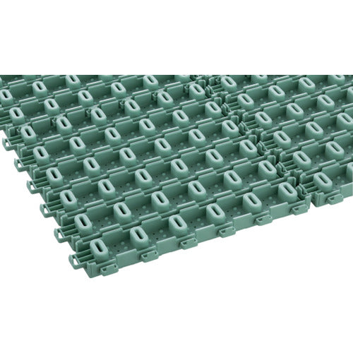 テラモト　スノコ　素足用　緑　MR-063-176-1　1 枚