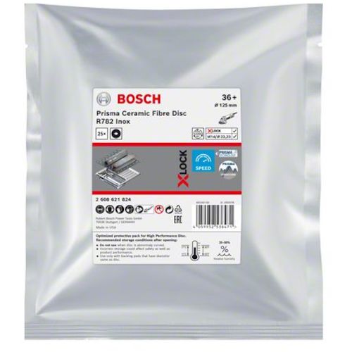 Bosch X-LOCK R782 Disc 125G36 EX 25 pieces 2608621824 1 PK