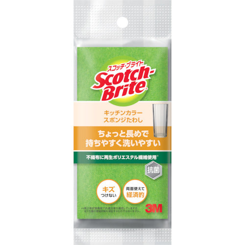 ３Ｍ　スコッチ・ブライトキッチンカラースポンジ　グリーン　SS-74K GRE　1 個
