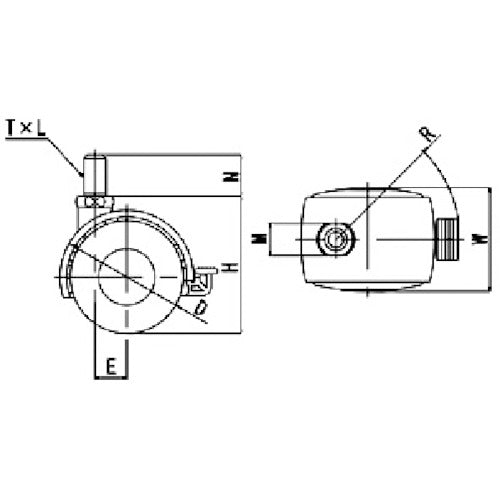 YUEI Screw-in type Swivel Double Wheel Caster Nylon Wheel diameter 50mm With stopper OTHERS P type Screw size M12 x 22 Pitch 1.75 P-50TS 1 piece