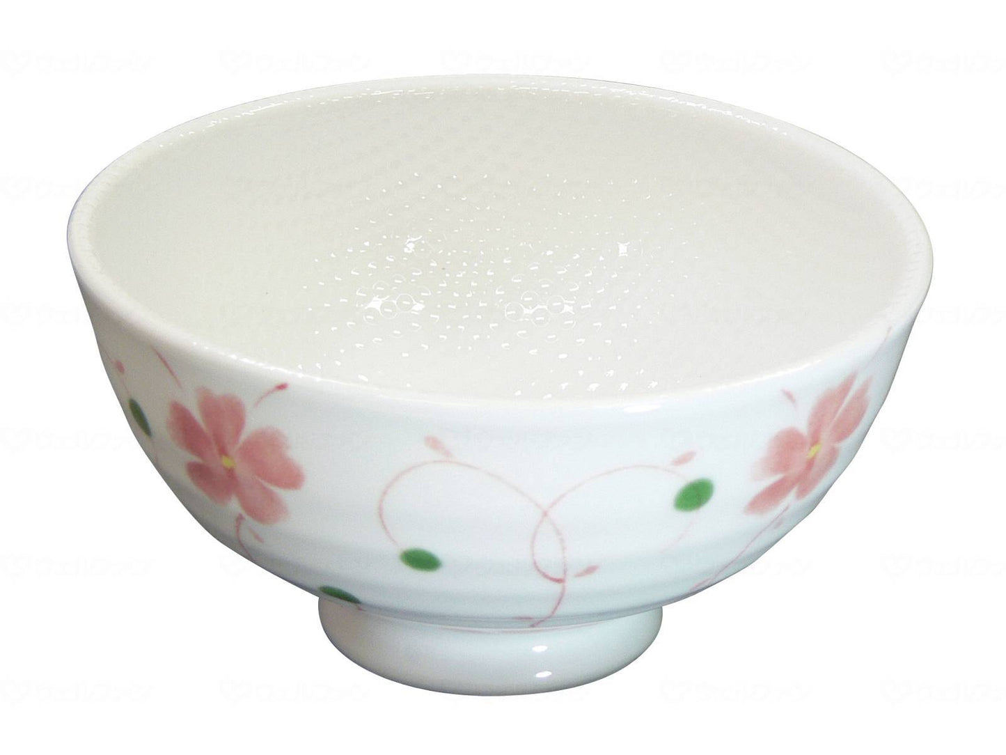 메이플 오카루의 키모치 로쿠베에 찻잔 곡물 츠루 아오이 (빨강)