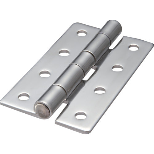 TRUSCO Stainless Steel Flat Hinge Total Length 100mm (1 piece = 1 bag) TLS-100B 1 piece