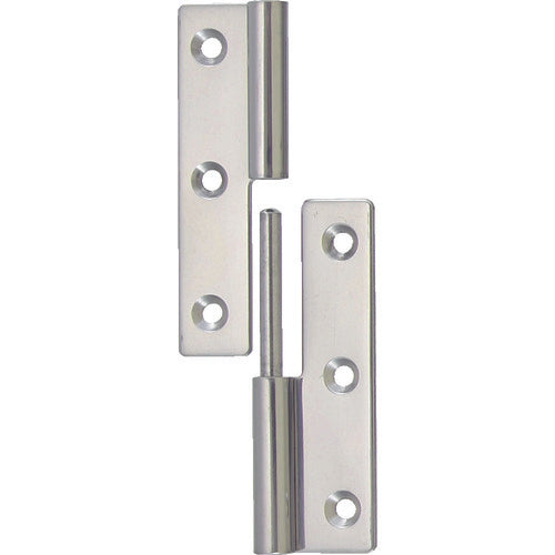 TRUSCO Stainless Steel Removable Hinge Left-Handed Length 50mm TKN-50CL 1 Pair