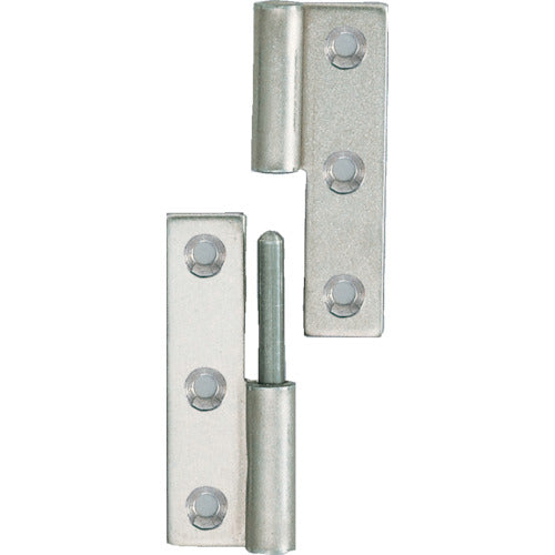 TRUSCO Stainless Steel Removable Hinge Right-Handed, Total Length 50mm, TKN-50CR, 1 Pair