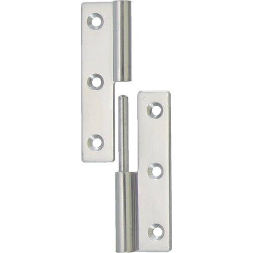 TRUSCO Stainless Steel Removable Hinge Left-Handed Length 64mm TKN-64CL 1 Pair