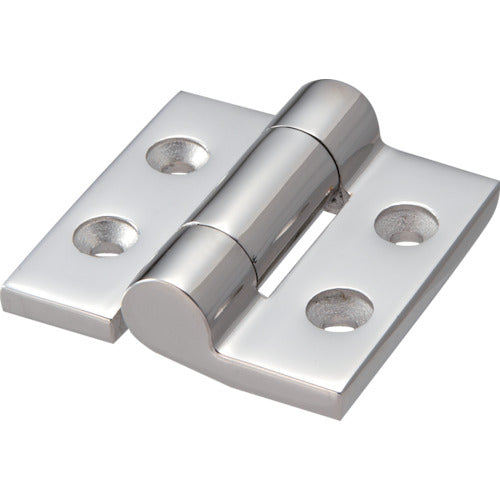 TRUSCO Stainless Steel Heavy Duty Flat Hinge Total Length 50mm (1 piece = 1 bag) TLS-50F 1 piece