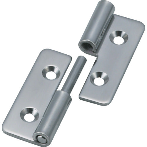 TRUSCO Stainless Steel Removable Hinge Right-Handed, Total Length 40mm, TNH-40CR, 1 Pair