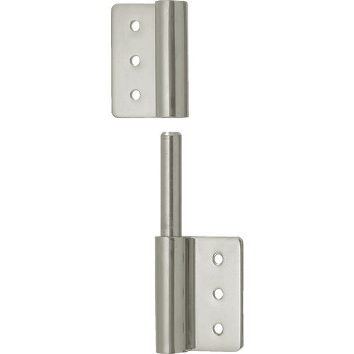 TRUSCO Stainless Steel Removable Flag Hinge, Left-Handed, Total Length 50mm, TLS-100LX, 1 Pair
