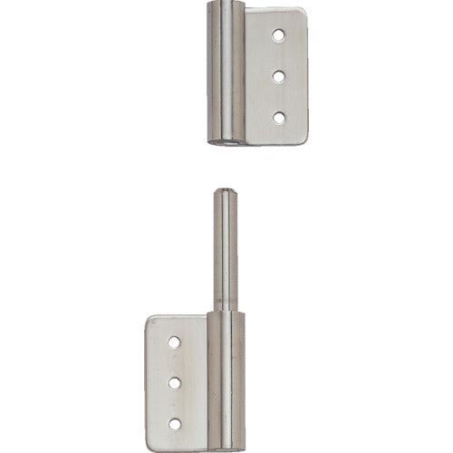 TRUSCO 스테인레스 스틸 꽂기 깃발 경첩 오른쪽 용 전체 길이 50mm TLS-100RX 1 쌍