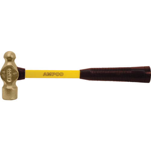 Ampco Explosion-proof Round Peen Hammer (Fiberglass Handle) Head Diameter 33mm Head Length 102mm AMCH-2FG 1 pc