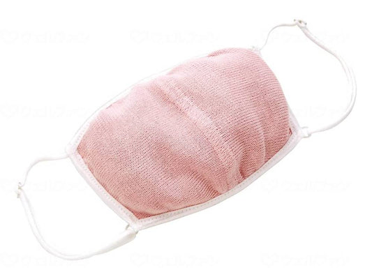 アルファックス大判潤いｼﾙｸおやすみﾏｽｸ(ﾎﾟｰﾁ付) ﾋﾟﾝｸ