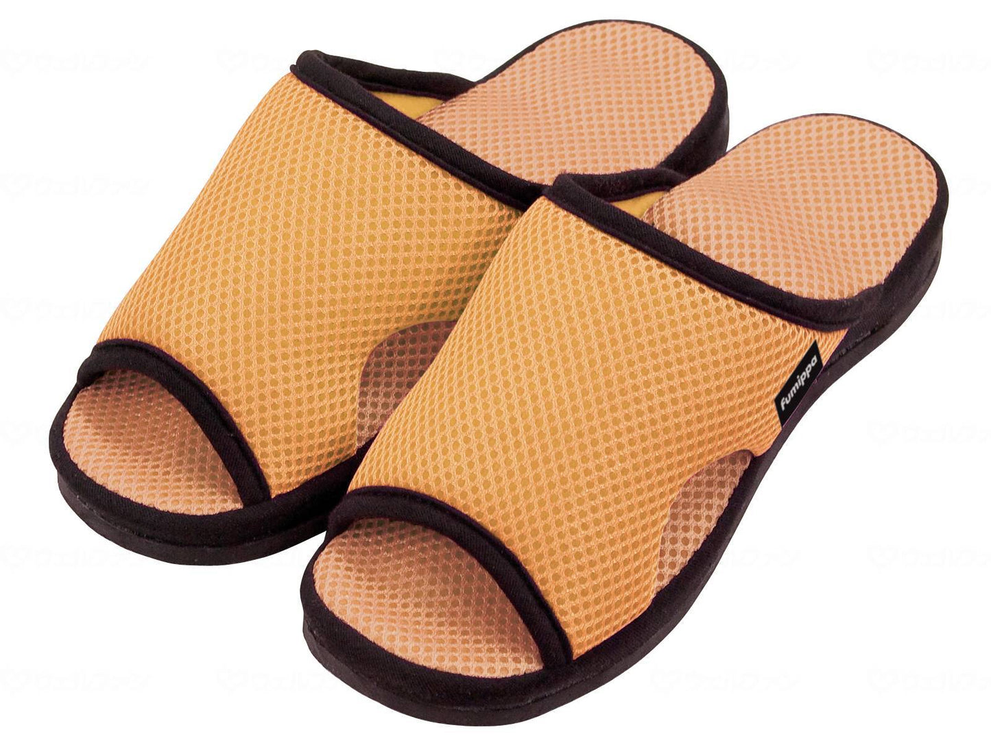 アルファックス健康ﾙｰﾑｻﾝﾀﾞﾙ ｶﾞﾁ押しふみっぱ ｲｴﾛｰ 23-25cm