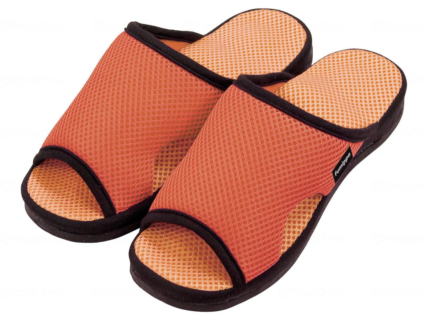 アルファックス健康ﾙｰﾑｻﾝﾀﾞﾙ ｶﾞﾁ押しふみっぱ ｵﾚﾝｼﾞ 23-25cm