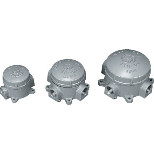 島田　アルミニウム合金鋳物　耐圧防爆構造ターミナルボックス（三方向）　ＰＦ３／４　STH-04T-22　1 個