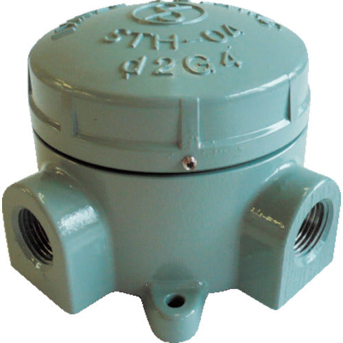 Shimada Aluminum Alloy Casting Pressure-Resistant Explosion-Proof Terminal Box (Four-Way) PF3/4 STH-04X-22 1 pc