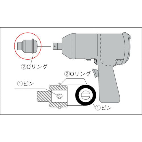 ＴＯＮＥ　インパクト用ピン　５Ｘ３９Ｌ　（１Ｐｋ（袋）＝１０個入）　PIN5039S　1 PK