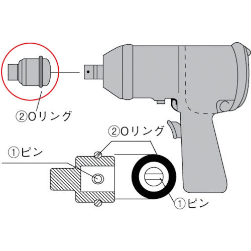 ＴＯＮＥ　インパクト用ピン　５Ｘ３９Ｌ　（１Ｐｋ（袋）＝１０個入）　PIN5039S　1 PK