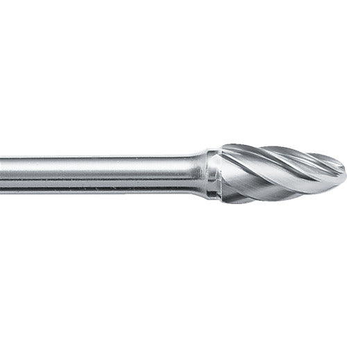 スーパー　スーパー超硬バー　アルミカット　ロー付タイプ　シャンク径６ｍｍ　砲弾型　刃径：１２．７　SB3C03SA　1 本