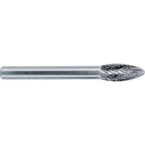 Super Super Carbide Bur Shank Diameter 6mm (Oval) Double Cut (Blade Diameter: 8.0) SB51C01 1 pc