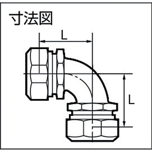 ＴＢＣ　ＰＥ継手エルボ１種２０ｍｍ　20PE-1　1 個